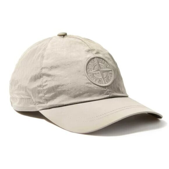 Stone Island NYLON METAL IN ECONYL Compass Patch Cap Grey Silver - Picture 9 of 10